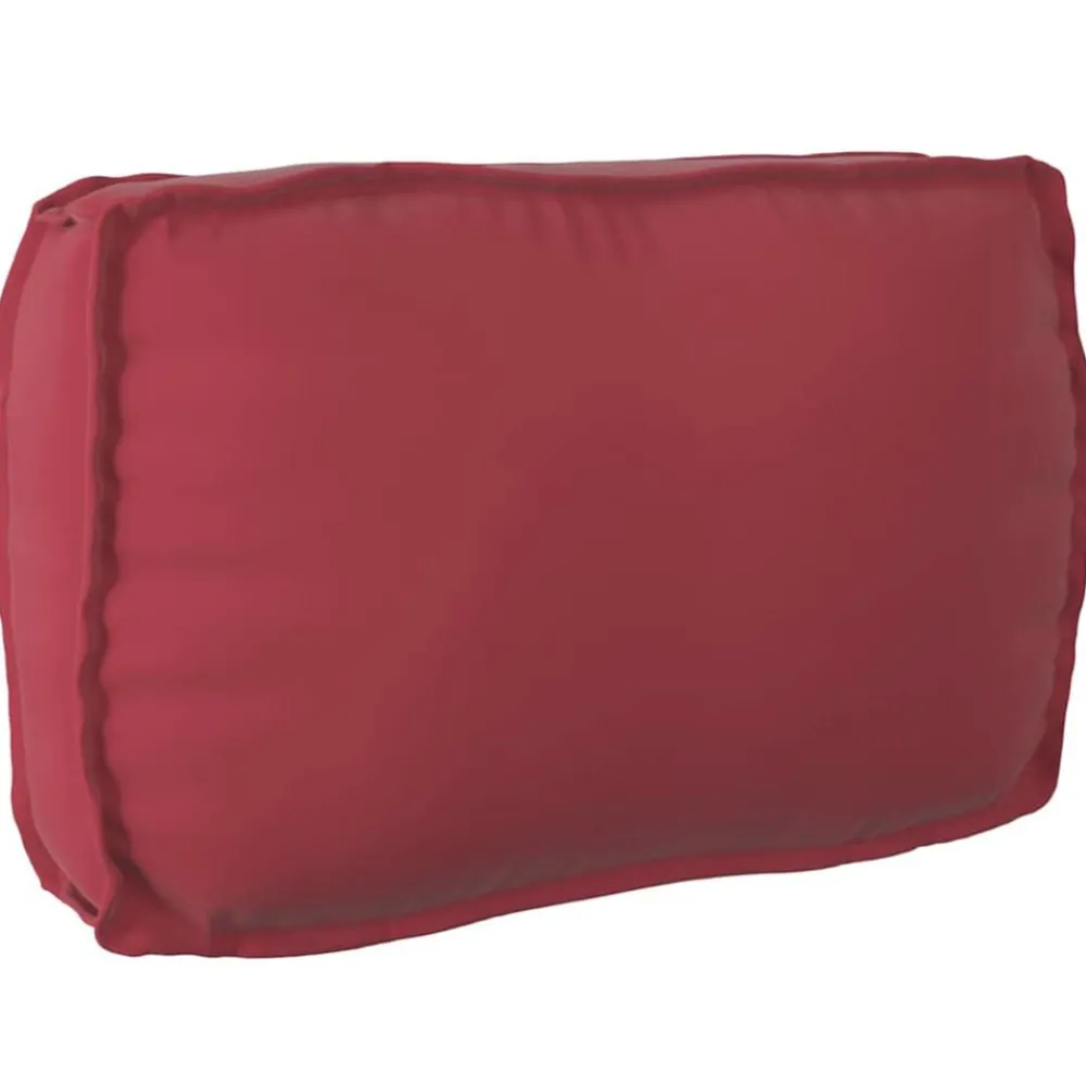 Woon- & Tuinaccessoires*vidaXL Kussen 70 x 40 x 12 cm Oxford Stof Wijnrood