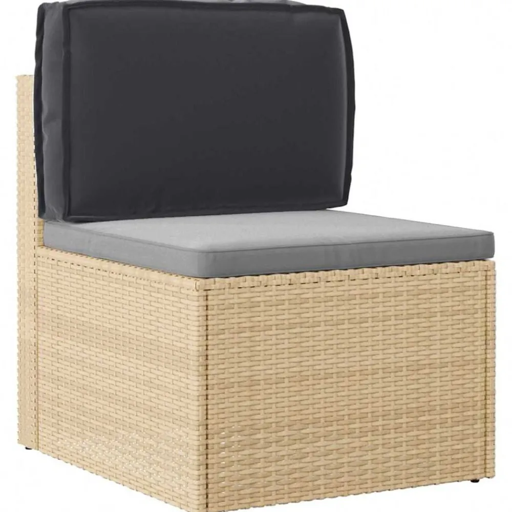 Woon- & Tuinaccessoires*vidaXL Kussen 60 x 40 x 12 cm Oxford Stof Zwart