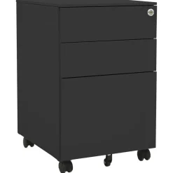 Kasten & Opbergmeubelen*vidaXL Ladeblok verrijdbaar 39x45x60 cm staal kleurig Antraciet