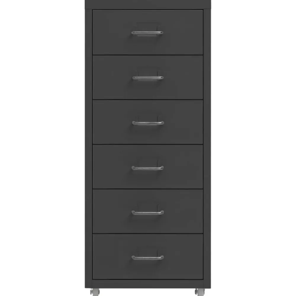 Ladeblok verrijdbaar 28x41x69 cm metaal kleurig>vidaXL Sale