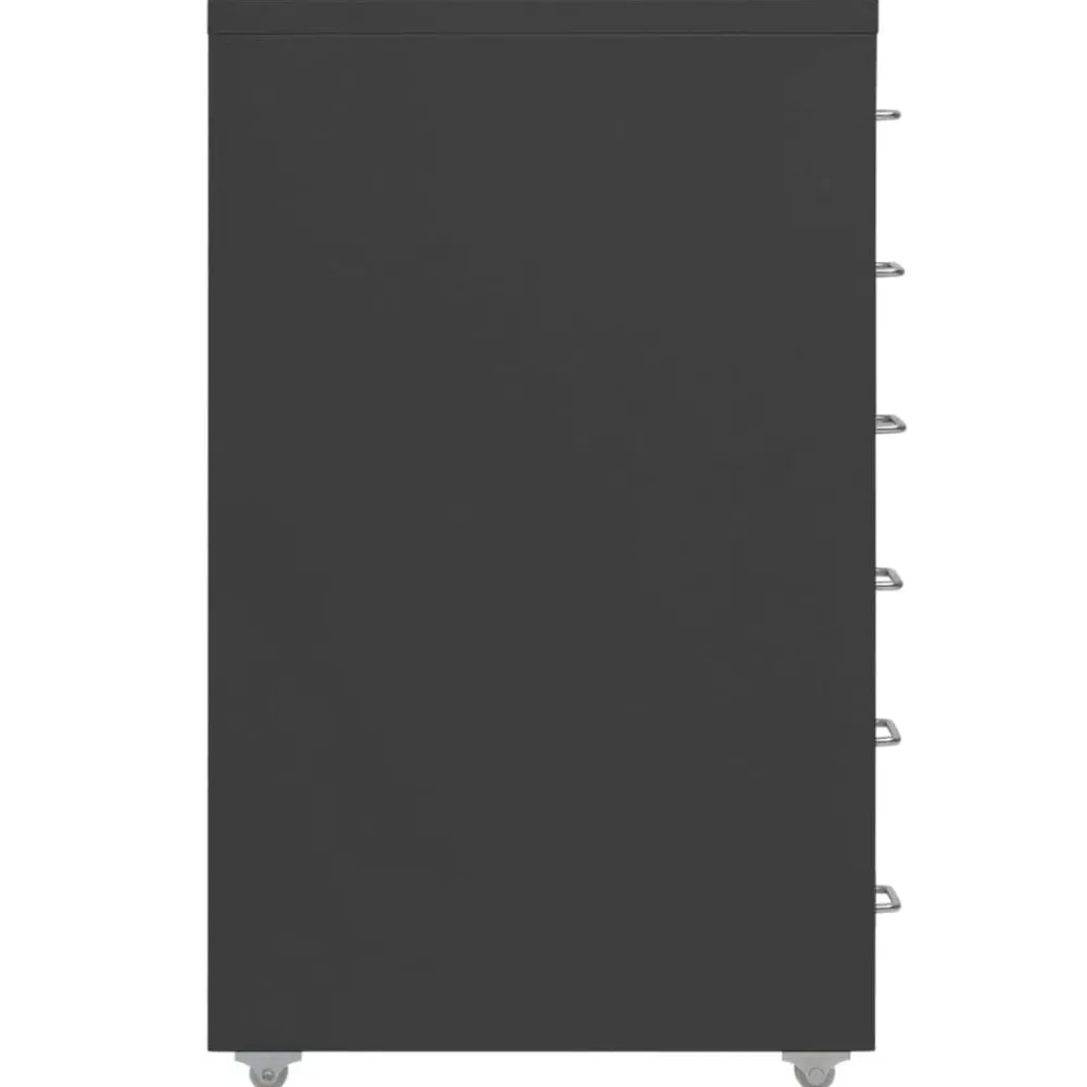 Ladeblok verrijdbaar 28x41x69 cm metaal kleurig>vidaXL Sale