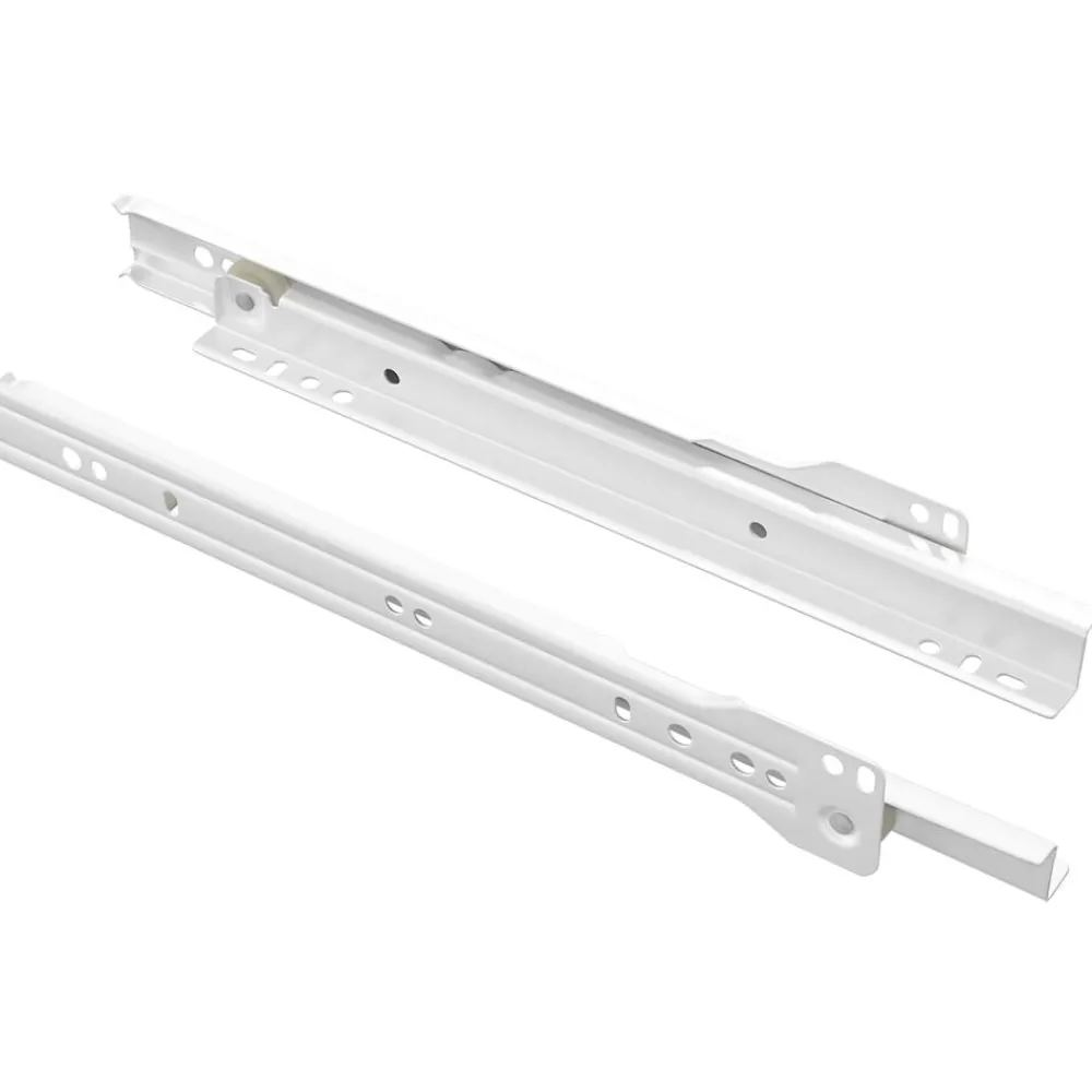 Ladegeleider 2 pcs Wit 250 mm Staal>vidaXL Online
