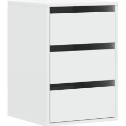 Kasten & Opbergmeubelen*vidaXL Ladekast 40x41x58 cm bewerkt hout Wit