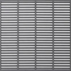 Tuinafscheidingen*vidaXL Lamellenhek 180x180 cm HKC Grijs