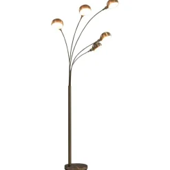 Lamp staand 5xE14 200 cm zilverkleurig>vidaXL Best