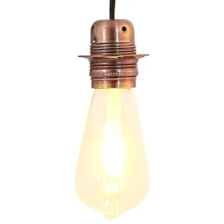 Verlichtingsaccessoires*vidaXL Lamphouders 2 st E27 rood brons
