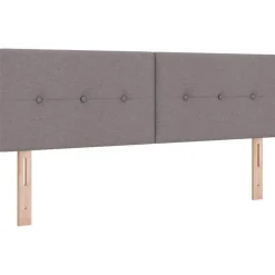 LED Hoofdbord met LED-stripverlichting 144 cm Stof>vidaXL Best