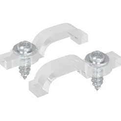 LED Strip Clips 2 pcs Doorzichtig 23,8 x 7,3 x 4,3 mm>vidaXL Outlet