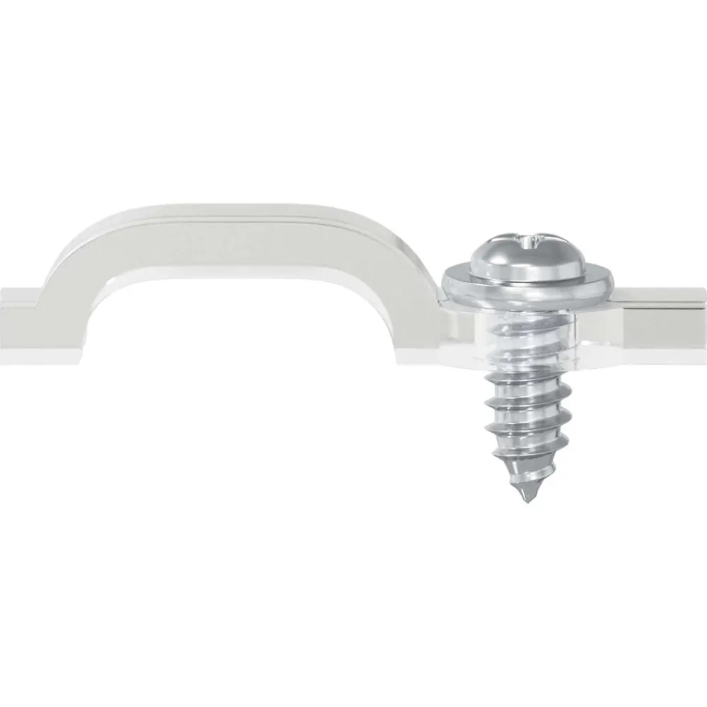 LED Strip Clips 2 pcs Doorzichtig 23,8 x 7,3 x 4,3 mm>vidaXL Outlet