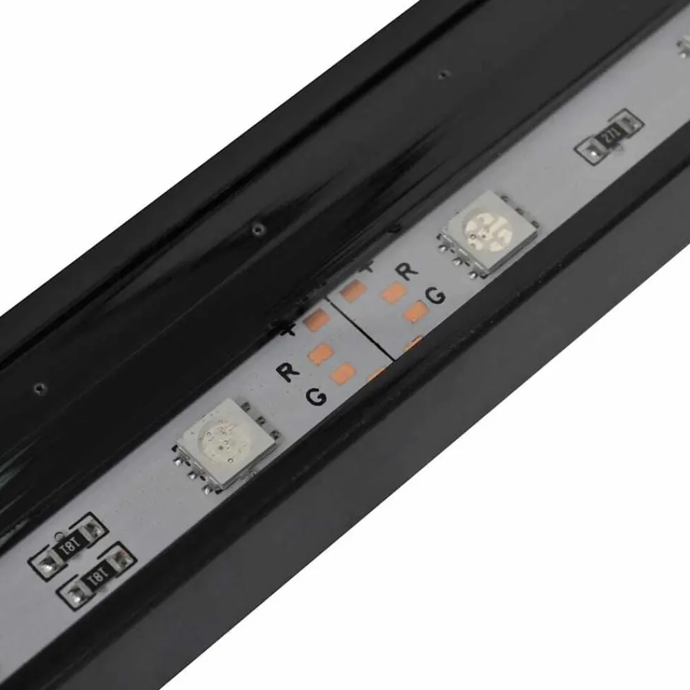 Huisdierbenodigdheden*vidaXL LED-aquariumlamp met bubbels RGB 48 cm