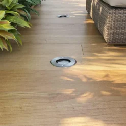Verlichting*vidaXL LED-Grondspots buiten 3 stuks rond