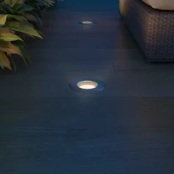 Verlichting*vidaXL LED-Grondspots buiten 3 stuks rond