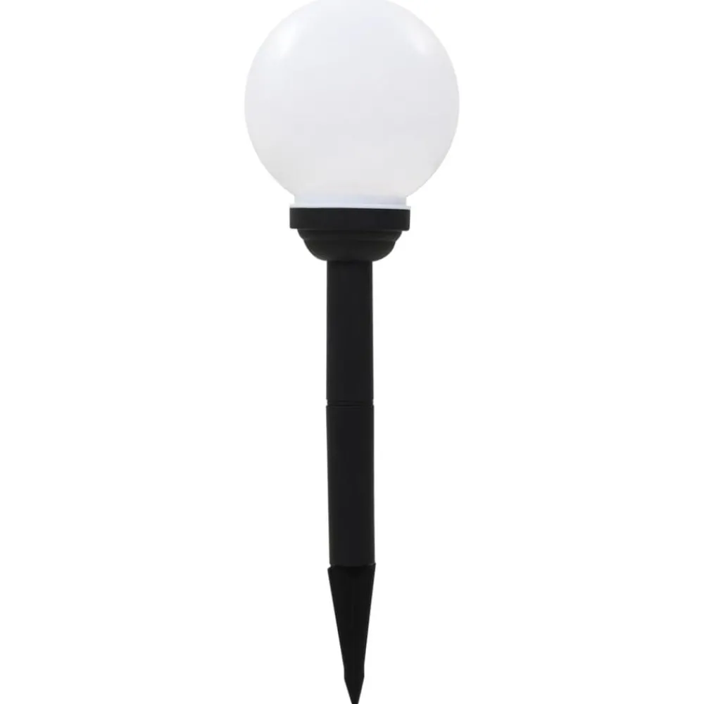LED-solarlampen rond 15 cm RGB 4 st>vidaXL Outlet