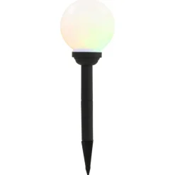LED-solarlampen rond 15 cm RGB 4 st><noscript><img width=