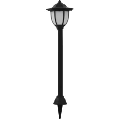 Verlichting*vidaXL LED-solarlampen zwart 3 st