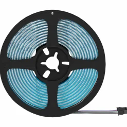 Verlichting*vidaXL LED-strip 2 pcs Zwart en transparant 2500 mm Koper en kunststof
