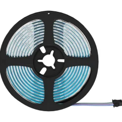 Verlichting*vidaXL LED-strip 2 pcs Zwart en transparant 2300 mm Koper en kunststof