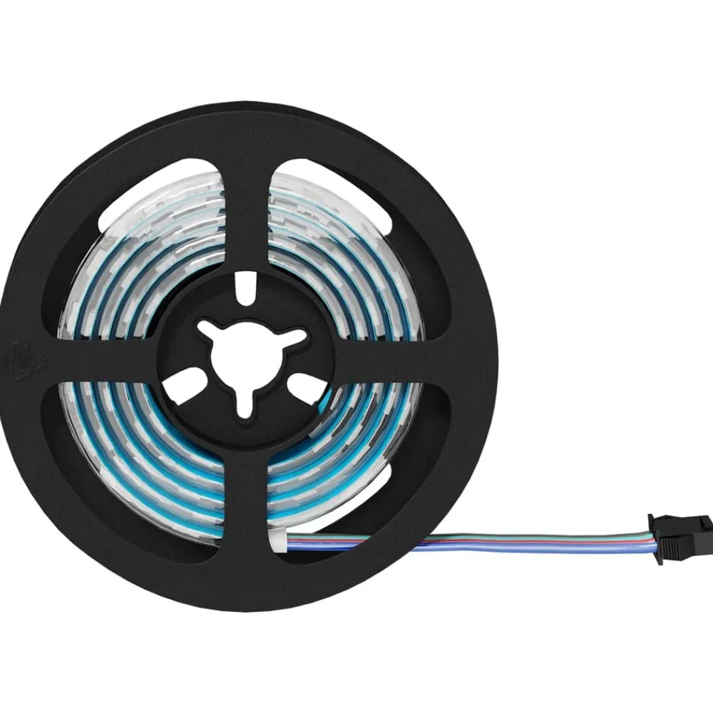 Verlichting*vidaXL LED-strip 2 pcs Zwart en transparant 900 mm Koper en kunststof