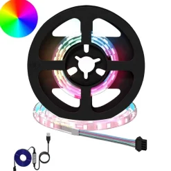 LED-strip 2 pcs Zwart en transparant 350 mm Koper en kunststof>vidaXL Outlet