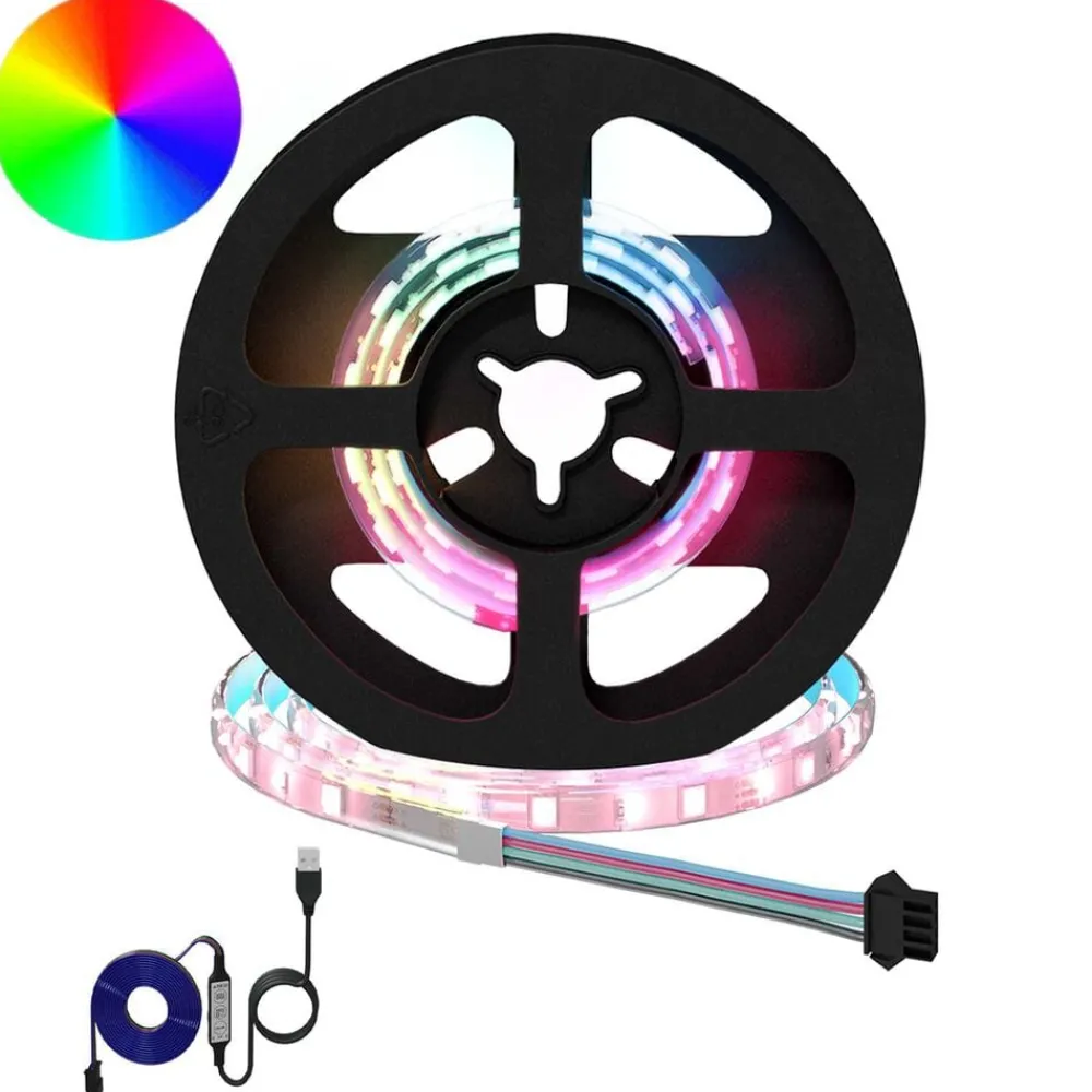 LED-strip 2 pcs Zwart en transparant 350 mm Koper en kunststof>vidaXL Outlet