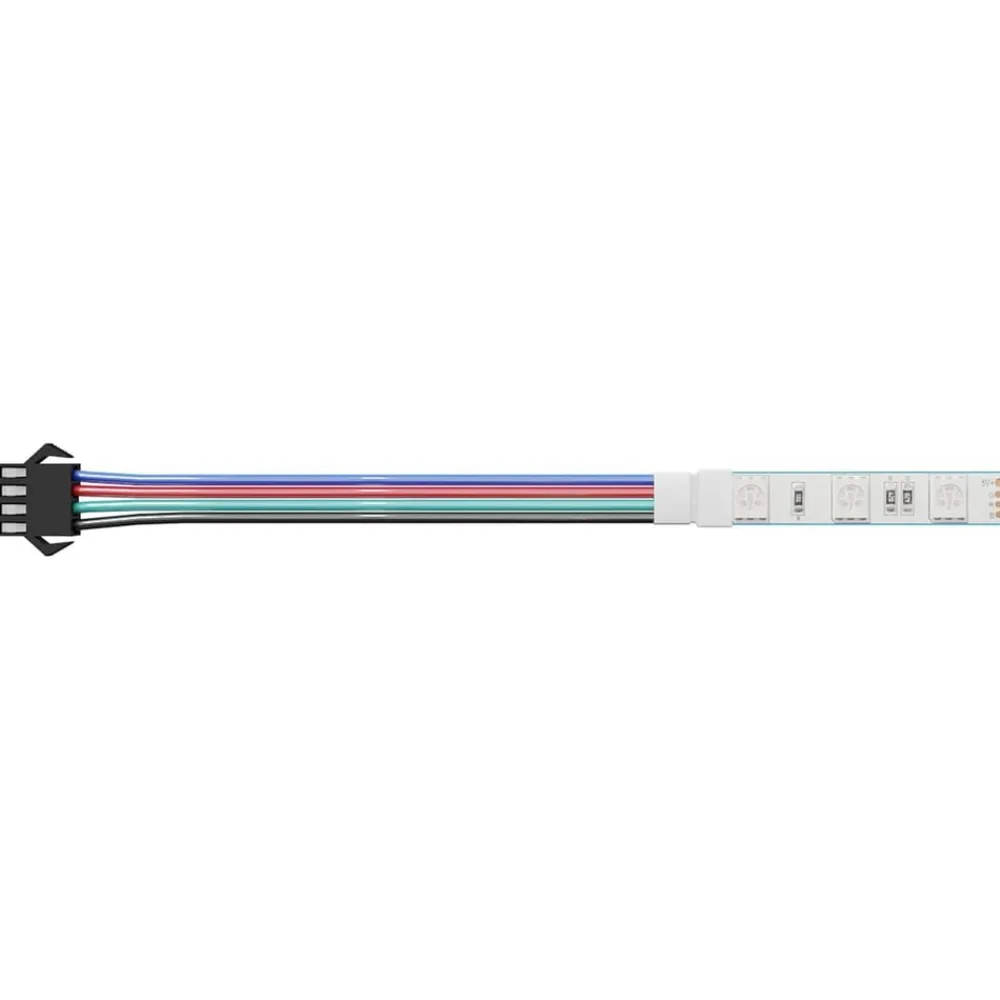 Verlichting*vidaXL LED-strip 2 pcs Zwart en Wit 1745 mm Koper en kunststof