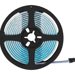 Verlichting*vidaXL LED-strip 2 pcs Zwart en transparant 210 x 0,8 x 0,3 cm