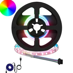 LED-strip 2 pcs Zwart en transparant 250 mm Koper en kunststof>vidaXL Online
