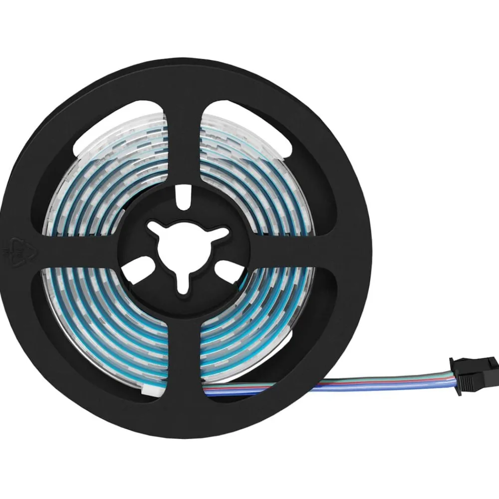 LED-strip 2 pcs Zwart en transparant 1300 mm Koper en kunststof>vidaXL