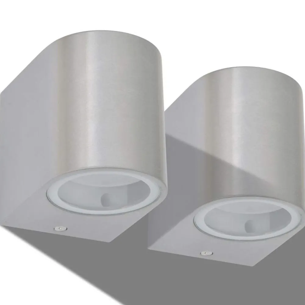 LED-wandlamp tuin neerwaarts rond 2 st>vidaXL Best