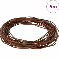 Leren Koord Licht Bruin Ø1 mm x 5 m Leer>vidaXL Online