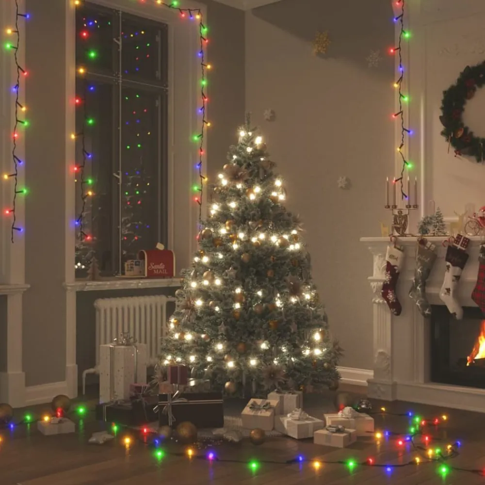 Lichtsnoer met 400 LED's en 8 effecten 40 m meerkleurig>vidaXL Clearance