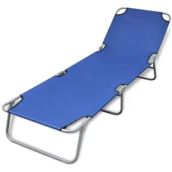 Ligbed inklapbaar gepoedercoat staal>vidaXL New