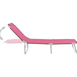 Ligbed inklapbaar staal en stof><noscript><img width=