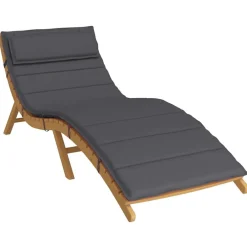 Woon- & Tuinaccessoires*vidaXL Ligbedkussen 180x60x4 cm oxford stof kleurig Antraciet
