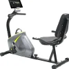Fitness*vidaXL Ligfiets hometrainer magnetisch met hartslagmeter