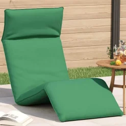 Tuinmeubelen*vidaXL Ligstoel inklapbaar 175x54x8,5 cm oxford stof Groen