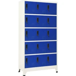 Lockerkast 90x40x180 cm staal>vidaXL Outlet