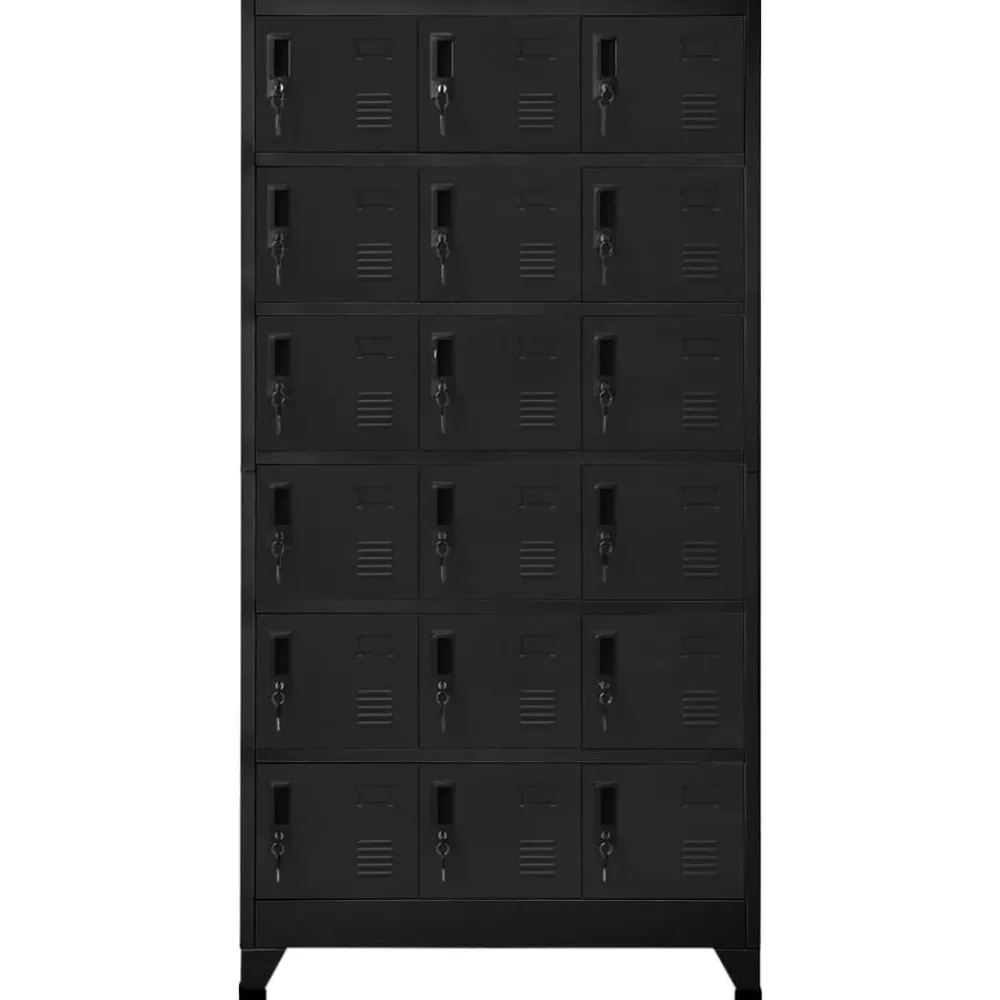 Lockerkast 90x40x180 cm staal>vidaXL Sale