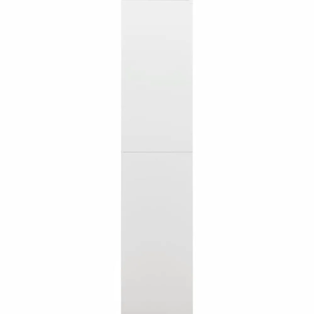 Kasten & Opbergmeubelen*vidaXL Lockerkast 90x40x180 cm staal Wit