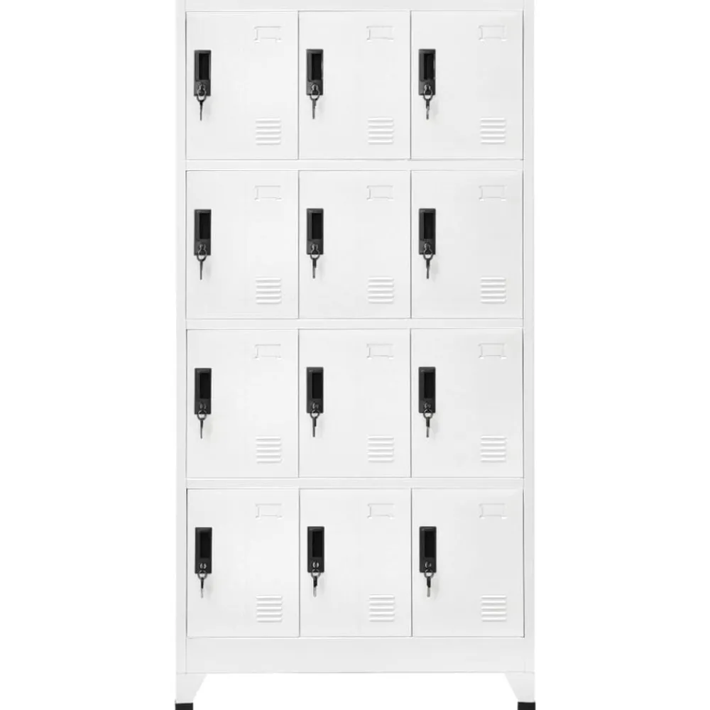 Lockerkast 90x45x180 cm staal>vidaXL Hot