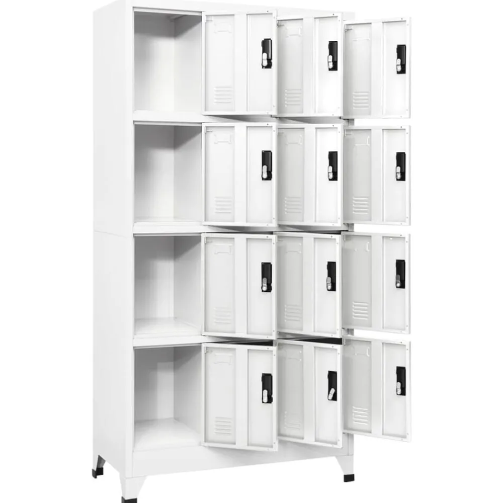 Lockerkast 90x45x180 cm staal>vidaXL Hot