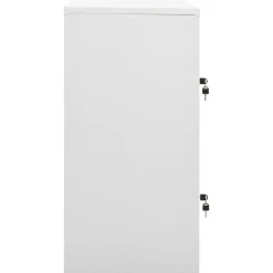 Kasten & Opbergmeubelen*vidaXL Lockerkast 90x45x92,5 cm staal Lichtgrijs en groen