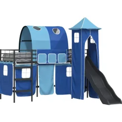 Loftbed voor Kids 75 x 190 cm Metaal>vidaXL Hot