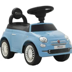 Speelgoed*vidaXL Loopauto Fiat 500 Blauw
