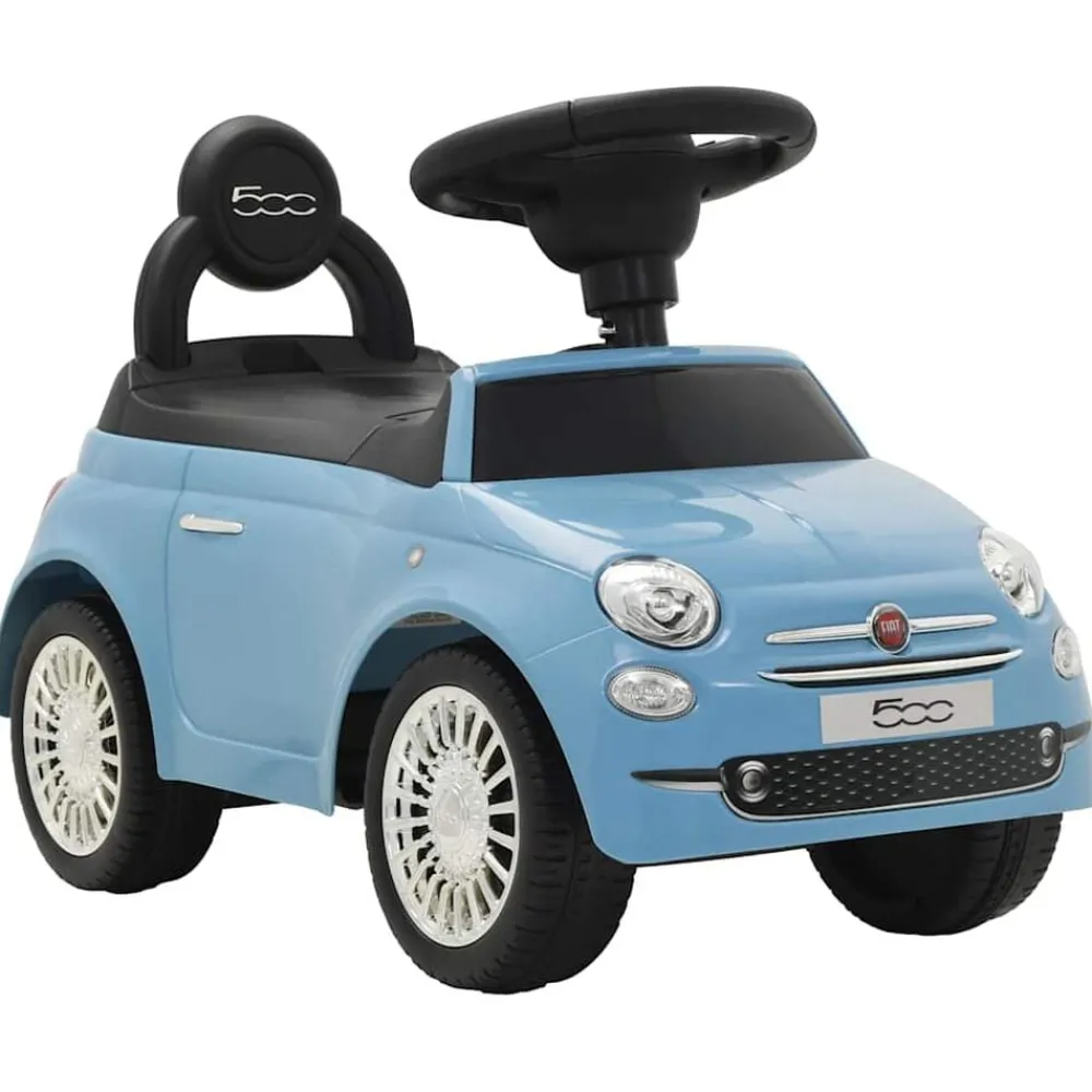 Speelgoed*vidaXL Loopauto Fiat 500 Blauw