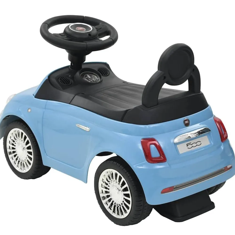 Speelgoed*vidaXL Loopauto Fiat 500 Blauw