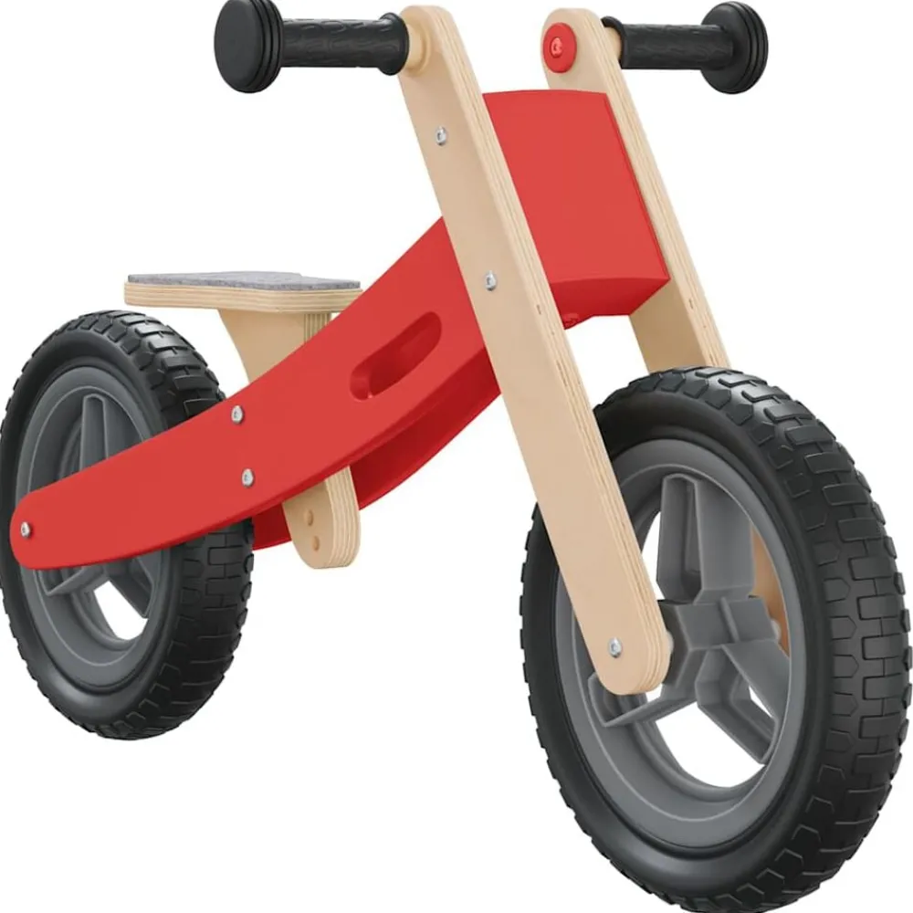 Speelgoed*vidaXL Loopfiets voor kinderen Rood
