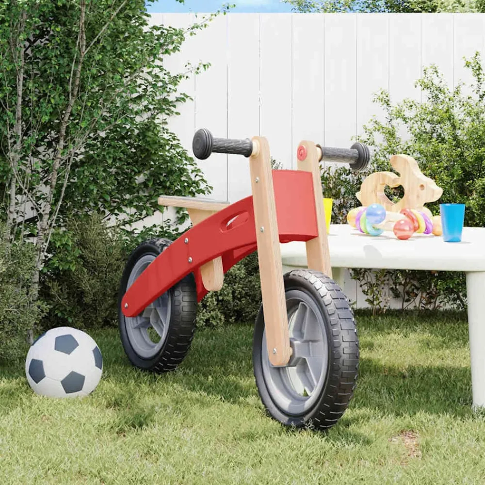 Speelgoed*vidaXL Loopfiets voor kinderen Rood