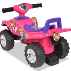 Speelgoed*vidaXL Loopquad met licht en geluid roze en paars