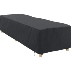 Accessoires Voor Tuinmeubelen*vidaXL Lounger Hoes Effen Zwart 74 x 210 x 40 cm Stof
